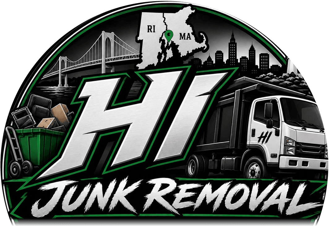 HI Junk Removal — HI Junk Removal logo with truck